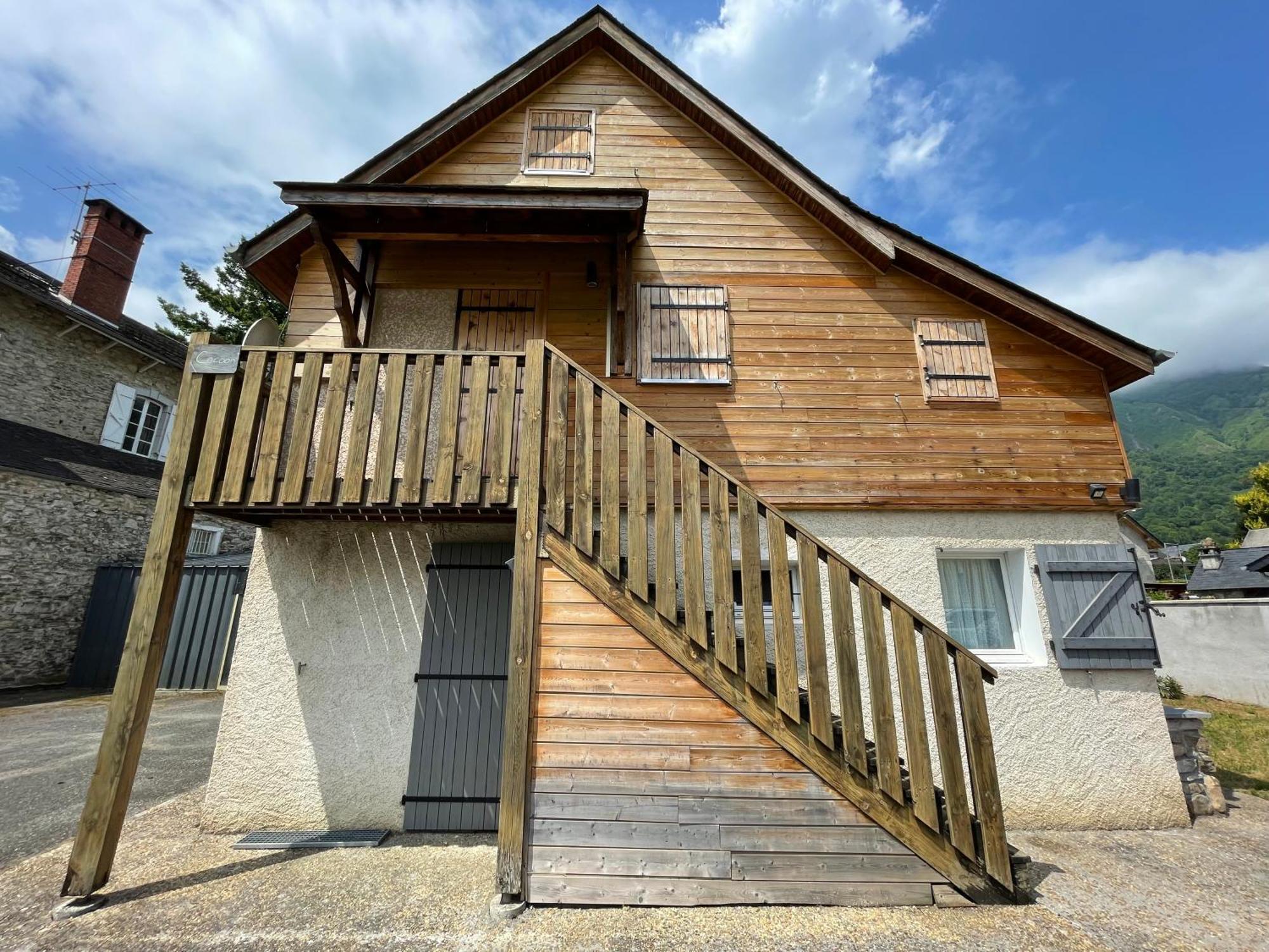 Appartement Cocoon Avec Jardin Et Vue Montagne Laruns Luaran gambar